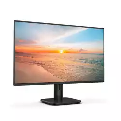 Монитор Philips 24E1N1200A/00, 23.8", IPS WLED panel, AG, FHD 1920 x1080, 16:9, 120Hz, 1ms, 300 cd/m2, 1500:1, 3H, sRGB, Flicker Free, Low Blue Mode, Adaptive Sync, VGA, HDMI, DisplayPort, Audio out, Speakers, Tilt, VESA 100, Black