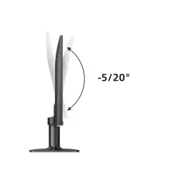 Монитор Philips 24E2N1100LB/00, 23.8",VA WLED panel, AG, 3H, FHD 1920 x1080, 16:9, 100Hz, 1ms, 250 cd/m2, 4000:1, Adaptive Sync, Flicker-Free, LowBlue Mode, EasyRead, VGA, HDMI, Tilt, VESA 100, Black