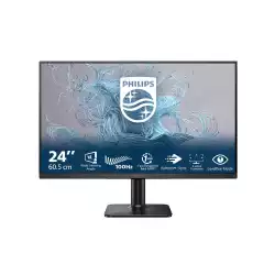 Монитор Philips 24E2N1100LB/00, 23.8",VA WLED panel, AG, 3H, FHD 1920 x1080, 16:9, 100Hz, 1ms, 250 cd/m2, 4000:1, Adaptive Sync, Flicker-Free, LowBlue Mode, EasyRead, VGA, HDMI, Tilt, VESA 100, Black