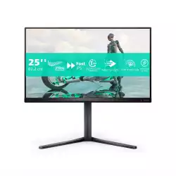 Монитор Philips 25M2N3200U/00, 24.5" Evnia gaming monitor, Fast IPS panel, AG, 3H, 16:9, FHD 1920x1080, 400cd/m2, 1000:1, 310Hz, 0.3ms, HDR 400, sRGB, SmartImage game, Smart MBR, Flicker Free, Adaptive Sync, HDMI, DisplayPort, Audio out, HAS, Swivel, Tilt, Pivot, VESA 100, Black