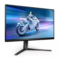 Монитор Philips 25M2N5200U/00, 24.5", EVNIA gaming monitor, IPS panel, AG, 16:9, FHD 1920x1080, 390Hz, 0.3ms, 400cd/m2, HDR 400, 1000:1, sRGB, Smart Image game, Stark Shadow Boost, Adaptive Sync, 2x HDMI, DP, Audio out, HAS, Swivel, Tilt, Pivot, VESA 100, Black