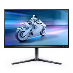 Монитор Philips 25M2N5200U/00, 24.5", EVNIA gaming monitor, IPS panel, AG, 16:9, FHD 1920x1080, 390Hz, 0.3ms, 400cd/m2, HDR 400, 1000:1, sRGB, Smart Image game, Stark Shadow Boost, Adaptive Sync, 2x HDMI, DP, Audio out, HAS, Swivel, Tilt, Pivot, VESA 100, Black