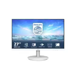 Монитор Philips 271V8AW/00, 27" IPS WLED panel, Anti-Glare, 16:9, FHD 1920x1080, 4ms, 75Hz, 250cd/m2, 1000:1, Flicker-free, Low Blue Mode , sRGB, VGA, HDMI, Audio In/Out, Speakers, Tilt, VESA 100, White                          