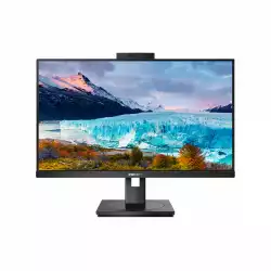 Монитор Philips 272S1MH/00 27" Гейминг монитор, IPS Panel, 16:9, 1920x1080, 4ms, 75Hz, 250cd/m2, 1000:1, Anti Glare, 3H, VGA, HDMI, DisplayPort, DVI-D, 3x USB 3.2, HAS, Swivel, Pivot, Tilt, Speakers, 2.0 megapixel FHD camera and built in microphone, VESA 100, Black