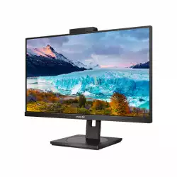 Монитор Philips 272S1MH/00 27" Гейминг монитор, IPS Panel, 16:9, 1920x1080, 4ms, 75Hz, 250cd/m2, 1000:1, Anti Glare, 3H, VGA, HDMI, DisplayPort, DVI-D, 3x USB 3.2, HAS, Swivel, Pivot, Tilt, Speakers, 2.0 megapixel FHD camera and built in microphone, VESA 100, Black