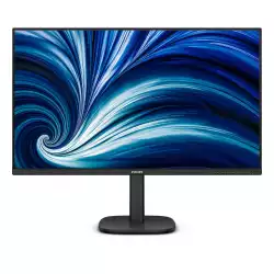 Монитор Philips 27B2U3601/00, 27", IPS panel, AG, 16:9, QHD 2560x1440, 350cd/m2, 1500:1, 50M:1, 120Hz, 4ms, SoftBlue, Flicker Free, Adaptive Sync, sRGB, USB-C, HDMI, DP, LAN, DP Out, HBR3, 4x USB, Speakers, HAS, Swivel, Tilt, Pivot, VESA 100, Black
