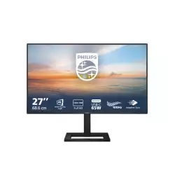 Монитор Philips 27E1N1300AE/00, 27", IPS WLED panel, AG, FHD 1920 x1080, 16:9, 100Hz, 1ms, 250 cd/m2, 1300:1, sRGB, Flicker Free, Low Blue Mode, EasyRead, HDMI, USB-C, 2x USB, Audio Out, Speakers, Tilt, HAS, VESA 100, Black