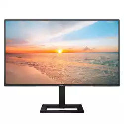 Монитор Philips 27E1N1600AE/00, 27", IPS WLED panel, AG, 2K QHD 2560x1440, 16:9, 100Hz, 4ms, 350 cd/m2, 1500:1, sRGB, Flicker Free, Low Blue Mode, EasyRead, HDMI, USB-C, 2x USB, Audio Out, Speakers, HAS, Tilt, VESA 100, Black