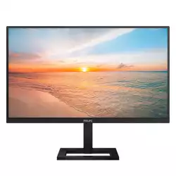 Монитор Philips 27E1N1800AE/00, 27", IPS WLED panel, AG, 4K UHD 3840x2160, 16:9, 60Hz, 4ms, 350 cd/m2, 1000:1, sRGB, HDR 10, Flicker Free, Low Blue Mode, EasyRead, 2x HDMI, DisplayPort, Audio Out, Speakers, HAS, Tilt, VESA 100, Black