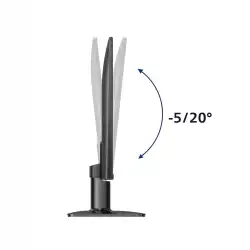 Монитор Philips 27E2N1500L/00, 27", IPS panel, AG, 3H, QHD 2560 x1440, 16:9, 4ms, 75Hz, 300cd/m2, 1000:1, HDR 10, Adaptive Sync, Flicker-Free, Low Blue Mode, HDMI, DP, Tilt, VESA 100, Energy class C, Black