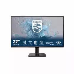 Монитор Philips 27E2N1500L/00, 27", IPS panel, AG, 3H, QHD 2560 x1440, 16:9, 4ms, 75Hz, 300cd/m2, 1000:1, HDR 10, Adaptive Sync, Flicker-Free, Low Blue Mode, HDMI, DP, Tilt, VESA 100, Energy class C, Black