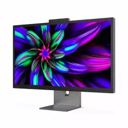 Монитор Philips 27E3U7903/00, 27" IPS panel, AG, 7H, 5K 5120x2880, 500cd/m2, 2000:1, 4ms, 70Hz, Calman Ready, HDR 600, REC 709, DCI-P3, Adobe RGB, Flicker-free, Thunderbolt 4, HDMI, LAN, 2x USB-C, TB out, 2x USB, Speakers, KVM, AI 5MP Webcam, PbP, HAS, Swivel, Tilt, Pivot, Black/Grey