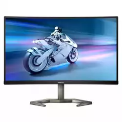 Монитор Philips 27M1C5200W/00 27 inch Evnia gaming monitor, Curved VA Panel, AG, 240Hz, 1920x1080, 4ms, 300cd/m2, 3000:1, Low Input Lag, SmartImage game, sRGB, 2x HDMI, DisplayPort, Audio Out, HAS, Swivel, Tilt, VESA 100, Black
