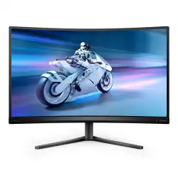Монитор Philips 27M2C5200W/00, 27" Evnia curved gaming monitor, Fast VA panel, 16:9, FHD 1920x1080, 300cd/m2, 4000:1, 280Hz, 0.3ms, HDR 10, Adaptive Sync, Low Input Lag, sRGB, Flicker-free, 2x HDMI, DisplayPort, Audio Out, HAS, Swivel, Tilt, VESA 100, Black