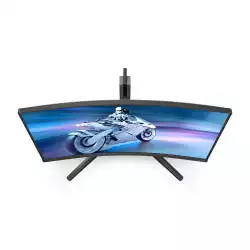 Монитор Philips 27M2C5200W/00, 27" Evnia curved gaming monitor, Fast VA panel, 16:9, FHD 1920x1080, 300cd/m2, 4000:1, 280Hz, 0.3ms, HDR 10, Adaptive Sync, Low Input Lag, sRGB, Flicker-free, 2x HDMI, DisplayPort, Audio Out, HAS, Swivel, Tilt, VESA 100, Black
