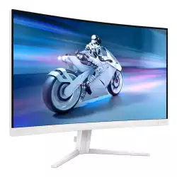 Монитор Philips 27M2C5201L/00, 27", EVNIA curved gaming monitor, Fast VA panel, AG, 16:9, FHD 1920x1080, 300cd/m2, 3000:1, 180Hz, 0.5ms, HDR 10, Adaptive Sync, Flicker Free, 2x HDMI, DisplayPort, Audio Out, Tilt, Ambiglow, VESA 100, White