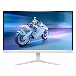 Монитор Philips 27M2C5201L/00, 27", EVNIA curved gaming monitor, Fast VA panel, AG, 16:9, FHD 1920x1080, 300cd/m2, 3000:1, 180Hz, 0.5ms, HDR 10, Adaptive Sync, Flicker Free, 2x HDMI, DisplayPort, Audio Out, Tilt, Ambiglow, VESA 100, White