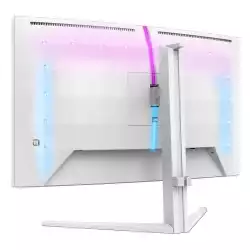 Монитор Philips 27M2C5201L/00, 27", EVNIA curved gaming monitor, Fast VA panel, AG, 16:9, FHD 1920x1080, 300cd/m2, 3000:1, 180Hz, 0.5ms, HDR 10, Adaptive Sync, Flicker Free, 2x HDMI, DisplayPort, Audio Out, Tilt, Ambiglow, VESA 100, White