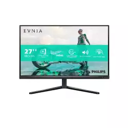 Монитор Philips 27M2N3200A/00, 27", Evnia gaming monitor, IPS panel, AG, 16:9, FHD 1920 x 1080, 250cd/m2, 1100:1, 1ms, 165Hz, Flicker-free, Low Input Lag, FreeSync Premium, G-SYNC, 2x HDMI, DP, Audio Out, HAS, Swivel, Tilt, Pivot, VESA 100, Black