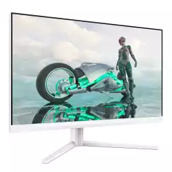 Монитор Philips 27M2N3201A/00, 27", EVNIA gaming monitor, IPS panel, AG, 16:9, FHD 1920 x 1080, 300cd/m2, 1100:1, 0.5ms, 180Hz, Flicker-free, Low Input Lag, Adaptive sync, HDR10, 2x HDMI, DP, Audio Out, HAS, Swivel, Tilt, Pivot, Speakers, VESA100, White
