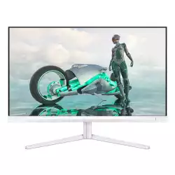 Монитор Philips 27M2N3201A/00, 27", EVNIA gaming monitor, IPS panel, AG, 16:9, FHD 1920 x 1080, 300cd/m2, 1100:1, 0.5ms, 180Hz, Flicker-free, Low Input Lag, Adaptive sync, HDR10, 2x HDMI, DP, Audio Out, HAS, Swivel, Tilt, Pivot, Speakers, VESA100, White