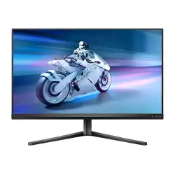 Монитор Philips 27M2N5500/00, 27", Evnia gaming monitor, IPS panel, AG, 16:9, QHD 2560x1440, 350cd/m2, 1200:1, 0.5ms, 180Hz, HDR400, Flicker-free, Low Blue Mode, Free Sync, Low Input Lag, 2x HDMI, DP, Audio Out, HAS, Swivel, Tilt, Pivot, VESA 100, Black