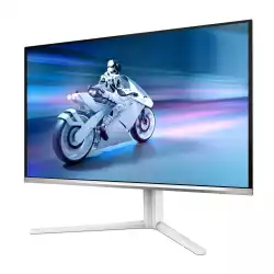 Монитор Philips 27M2N6501L/00, 26.5 inch QD OLED panel, AG, QHD 2560x1440, 400cd/m2, 1.5M:1, 240Hz, sRGB, DCIP3, HDR 10, G-SYNC, Low Input Lag, SoftBlue, MultiView, 2x HDMI, DP, 2x USB, Audio out, HAS, Swivel, Tilt, Pivot, VESA, White