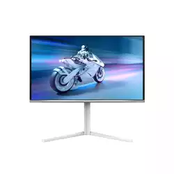Монитор Philips 27M2N6501L/00, 26.5 inch QD OLED panel, AG, QHD 2560x1440, 400cd/m2, 1.5M:1, 240Hz, sRGB, DCIP3, HDR 10, G-SYNC, Low Input Lag, SoftBlue, MultiView, 2x HDMI, DP, 2x USB, Audio out, HAS, Swivel, Tilt, Pivot, VESA, White