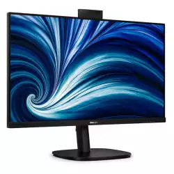 Монитор Philips 32B2U3601H/00, 31.5" IPS WLED panel, AG, 16:9, 2K QHD 2560x1440, 350cd/m2, 1000:1, 4ms, 100Hz, SoftBlue, SmartImage, Adaptive Sync, USB-C, HDMI, DisplayPort, 4x USB, LAN, HBR3, DP out, Speakers, HAS, Swivel, Tilt, Pivot, Windows Hello Web Cam, VESA 100, Black