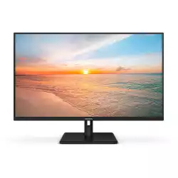 Монитор Philips 32E1N1800LA/00, 31.5" VA WLED panel, AG, 16:9, 4K UHD 3840x2160, 300cd/m2, 3500:1, 4ms, 60Hz, sRGB, HDR 10, Flicker-free, SmartImage, EasyRead, 2x HDMI, DisplayPort, Audio out, Speakers, Tilt, VESA 100, Black