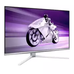 Монитор Philips 32M2N8900/00, 31.5" EVNIA gaming monitor, QD OLED panel, 16:9, AR, 4K UHD 3840x2160, 450cd/m2, 1.5M:1, 0.03ms, 240Hz, DisplayHDR True Black 400, Ambiglow, Adaptive sync, Flicker-free, 2x HDMI, DP, USB-C, 2x USB, Audio out, KVM, Speakers, HAS, Swivel, Tilt, VESA100, White