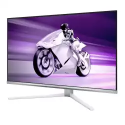 Монитор Philips 32M2N8900/00, 31.5" EVNIA gaming monitor, QD OLED panel, 16:9, AR, 4K UHD 3840x2160, 450cd/m2, 1.5M:1, 0.03ms, 240Hz, DisplayHDR True Black 400, Ambiglow, Adaptive sync, Flicker-free, 2x HDMI, DP, USB-C, 2x USB, Audio out, KVM, Speakers, HAS, Swivel, Tilt, VESA100, White
