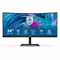 Монитор Philips 346E2CUAE/00 34 inch VA panel WLED, 3440x1440 100Hz, 1ms, 300cd/m2, HDMI, Displayport, USB-C, speakers, Height adjustment, MultiView: PIP/PBP