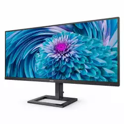 Монитор Philips 346E2LAE/00, 34&quot;, VA W- LED Panel, 21:9, 3440x1440, 100Hz, 4ms, 300cd/m2, 4000:1, AntiGlare, 3H, Low Blue Mode, Flicker-free, SmartImage game, FreeSync, HDMI, DisplayPort, USB-C with PD, 4x USB 3.2, HDCP, Audio Out, Speakers, MultiView, HAS, Tilt, VESA 100, Black                          