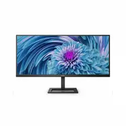 Монитор Philips 346E2LAE/00, 34", VA W- LED Panel, 21:9, 3440x1440, 100Hz, 4ms, 300cd/m2, 4000:1, AntiGlare, 3H, Low Blue Mode, Flicker-free, SmartImage game, FreeSync, HDMI, DisplayPort, USB-C with PD, 4x USB 3.2, HDCP, Audio Out, Speakers, MultiView, HAS, Tilt, VESA 100, Black