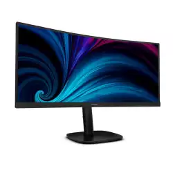Монитор Philips 34B2U3600C/00, 34" VA Curved panel, AG, 21:9, WQHD 3440x1440, 300cd/m2, 3500:1, 4ms, 120Hz, KVM, sRGB , SoftBlue, Flicker-Free, Adaptive sync, HDMI, DP, USB-C, 4x USB, LAN, HBR3, Speakers, HAS, Swivel, Tilt, VESA 100, Black