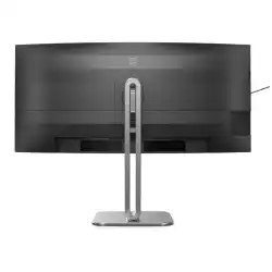 Монитор Philips 34B2U5600C/00, 34" VA Curved panel, AG, 21:9, WQHD 3440x1440, 300cd/m2, 4000:1, 4ms, 60Hz, sRGB, KVM, sRGB , SmartContrast, Flicker-Free, Adaptive sync, 2x HDMI, DP, 2x USB-C, 4x USB, LAN, HBR3, Speakers, HAS, Swivel, Tilt, VESA 100, Black/Grey