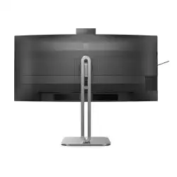 Монитор Philips 34B2U6603CH/00, 34" VA Curved panel, AG, 21:9, WQHD 3440x1440, 450cd/m2, 4000:1, 4ms, 100Hz, sRGB, KVM, SoftBlue, MultiView, Flicker-Free, HDR 400, Adaptive sync, 2x HDMI, DP, Thunderbolt 4, 2x USB-C, 4x USB, LAN, HBR3, Speakers, HAS, Swivel, Tilt, Webcam, Black/Grey