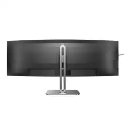 Монитор Philips 49B2U5900C/00, 48.8", Curved monitor, 1800R, VA panel, 32:9, AG, DQHD 5120x1440, 450cd/m2, 3000:1, 75Hz, 4ms, HDR 400, PiP, PbP, KVM, SmartImage, 2x HDMI, DP, USB-C, LAN, 2x USB, HBR3, Audio out, Speakers, HAS, Swivel, Tilt, VESA 100, Black/Grey