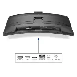 Монитор Philips 49B2U6903CH/00, 48.8", Curved monitor, VA W-LED panel, 32:9, AG, DQHD 5120x1440, 500cd/m2, 3000:1, 4ms, 100Hz, HDR 400, sRGB, SoftBlue, Flicker- free, pop-up Webcam, Thunderbolt 4, DP, 2x HDMI, LAN, HBR 3, TB 4 Out, USB-C, 4x USB, KVM, Speakers, HAS, Swivel, Tilt, Black