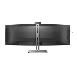 Монитор Philips 49B2U6903CH/00, 48.8", Curved monitor, VA W-LED panel, 32:9, AG, DQHD 5120x1440, 500cd/m2, 3000:1, 4ms, 100Hz, HDR 400, sRGB, SoftBlue, Flicker- free, pop-up Webcam, Thunderbolt 4, DP, 2x HDMI, LAN, HBR 3, TB 4 Out, USB-C, 4x USB, KVM, Speakers, HAS, Swivel, Tilt, Black