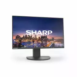Монитор SHARP EA271F, 27 inch, IPS panel, FHD 1920x1080, sRGB, 250cd/m2, 1000:1, 6ms, VGA, DVI-D, DP, HDMI, 3x USB, Speakers, HAS, Swivel, Tilt, Pivot, Flicker-free, Low Blue Light, VESA 100, Energy class C, Black, DDEA271F