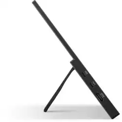 Монитор ViewSonic VA1650, 16" Lightweight portable monitor, IPS panel, FHD 1920x1080, AG, 250cd/m2, 1000:1, 60Hz, 7ms, HDMI, USB-C, Audio out, 65W PD, Speakers, Tilt, VESA 75, Black                          