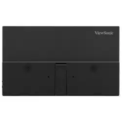 Монитор ViewSonic VA1650, 16" Lightweight portable monitor, IPS panel, FHD 1920x1080, AG, 250cd/m2, 1000:1, 60Hz, 7ms, HDMI, USB-C, Audio out, 65W PD, Speakers, Tilt, VESA 75, Black