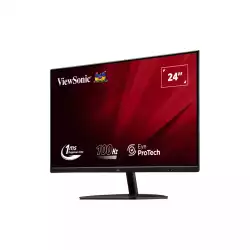 Монитор ViewSonic VA2432-H-2, 23.8" Super Clear IPS panel, 16:9, AG, FHD 1920x1080, 250cd/m2, 1300:1, 100Hz, 1ms, Flicker-Free, Low Blue Light, sRGB, VGA, HDMI, DC Socket, Tilt, VESA 75, Black