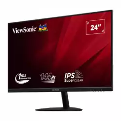 Монитор ViewSonic VA24E2-H, 23.8 inch, IPS panel, 16:9, AG, FHD 1920x1080, 250cd/m2, 1000:1, 144Hz, 1ms, Low Blue Light, Flicker-Free, VGA, HDMI, DC Socket, Tilt, Eco Mode, VESA 75, Black