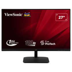 Монитор ViewSonic VA2732-H-2, 27", AG, IPS panel, SuperClear, FHD 1920x1080, 1300:1, 250cd/m2, 1ms, 100Hz, VGA, HDMI, VRR, Flicker-Free, Low Blue light, Tilt, VESA 100, Black
