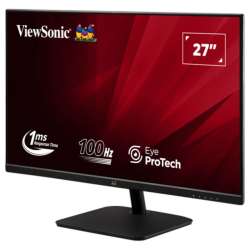 Монитор ViewSonic VA2732-H-2, 27", AG, IPS panel, SuperClear, FHD 1920x1080, 1300:1, 250cd/m2, 1ms, 100Hz, VGA, HDMI, VRR, Flicker-Free, Low Blue light, Tilt, VESA 100, Black