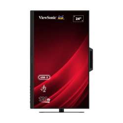 Монитор ViewSonic VG2441V, 23.8" IPS panel, 16:9, AG, FHD 1920x1080, 250cd/m2, 1500:1, 120Hz, 4ms, Flicker-Free, Low Blue Light, VRR, HDMI, DP, USB-C, 2x USB, Audio out, Speakers, 5MP Webcam, Microphone, HAS, Swivel, Tilt, Pivot, VESA 100, Black