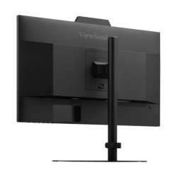 Монитор ViewSonic VG2441V, 23.8" IPS panel, 16:9, AG, FHD 1920x1080, 250cd/m2, 1500:1, 120Hz, 4ms, Flicker-Free, Low Blue Light, VRR, HDMI, DP, USB-C, 2x USB, Audio out, Speakers, 5MP Webcam, Microphone, HAS, Swivel, Tilt, Pivot, VESA 100, Black